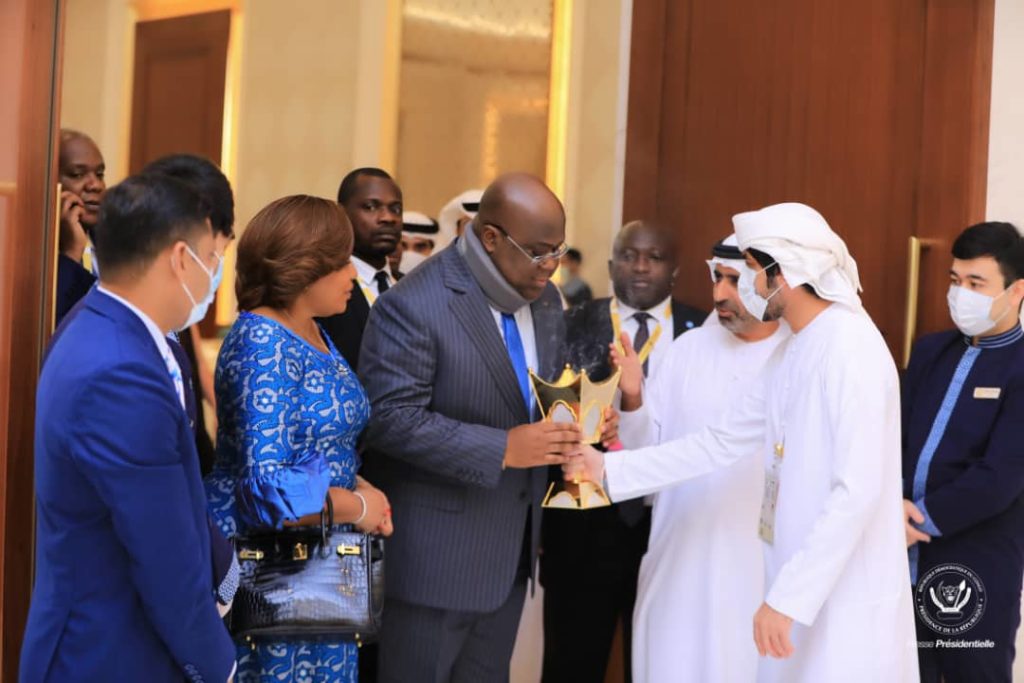RDC-Diplomatie: Expo Dubaï 2020, Félix Tshisekedi Present à la journée nationale de la RDC