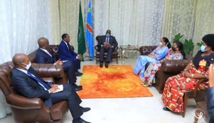 RDC- Senat: Le bureau Modeste Bahati a echangé avec le chef de l’Etat, en en merge de l’ouverture de la session de mars ce lundi 15 mars
