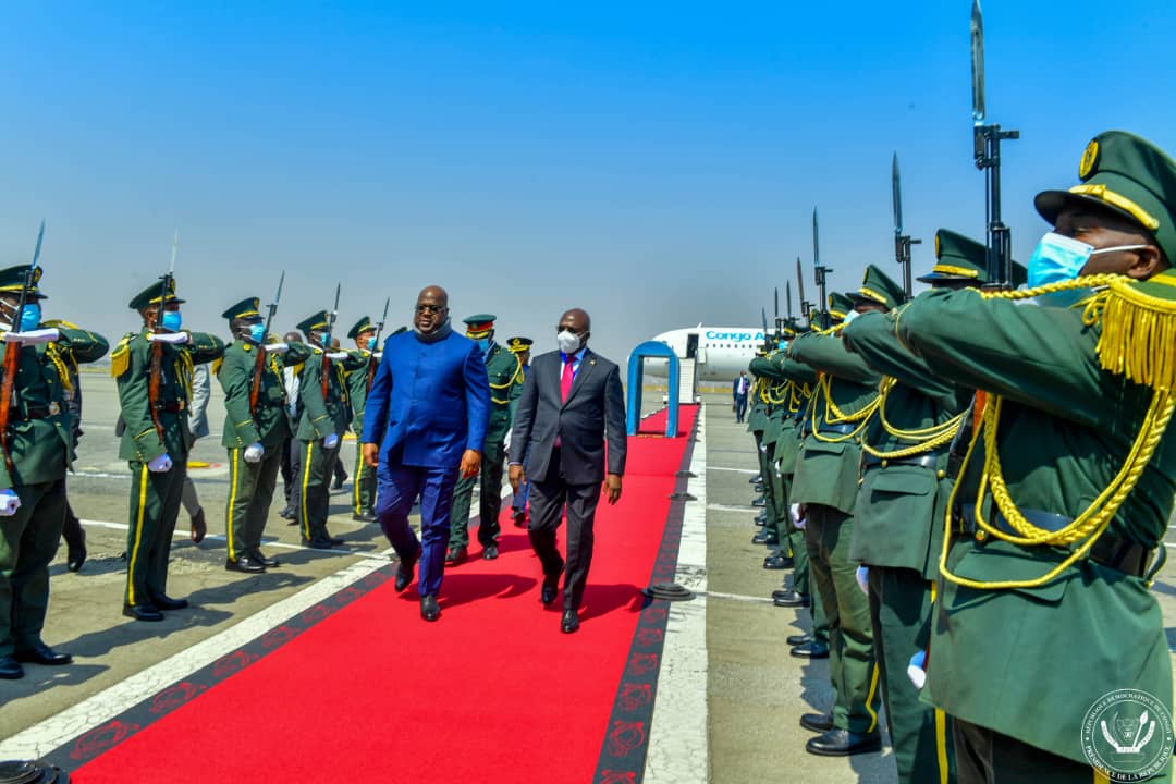 RDC-Diplomatie: Félix Tshisekedi s’est rendu à Luanda pour une visite de quelques heures
