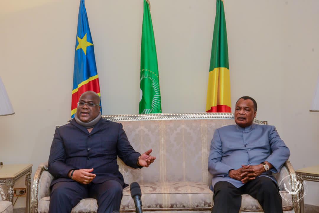 RDC-Diplomatie: Crise RDC-RWANDA, Félix Tshisekedi a été à l’écoute de Sassou N’guesso à Oyo