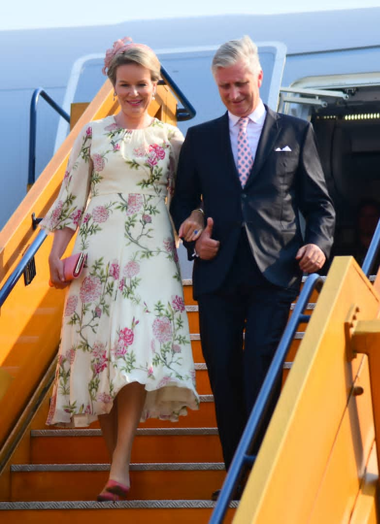 RDC-Diplomatie:Le couple royal belge vient de  foulé le sol de la  République Démocratique du Congo à 15heures de Kinshasa