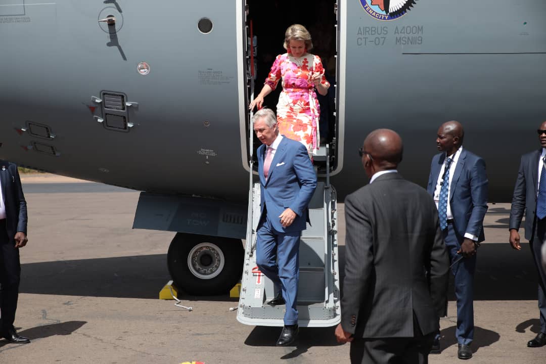 RDC-Diplomatie:Le couple royal a foulé le sol de Lubumbashi