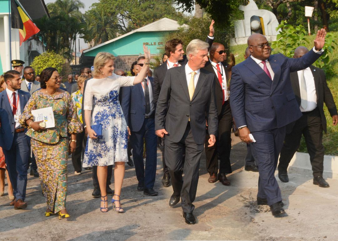 RDC- Diplomatie : le couple royal belge et le  président de la république,étaient face aux  femmes congolaises de tout bord