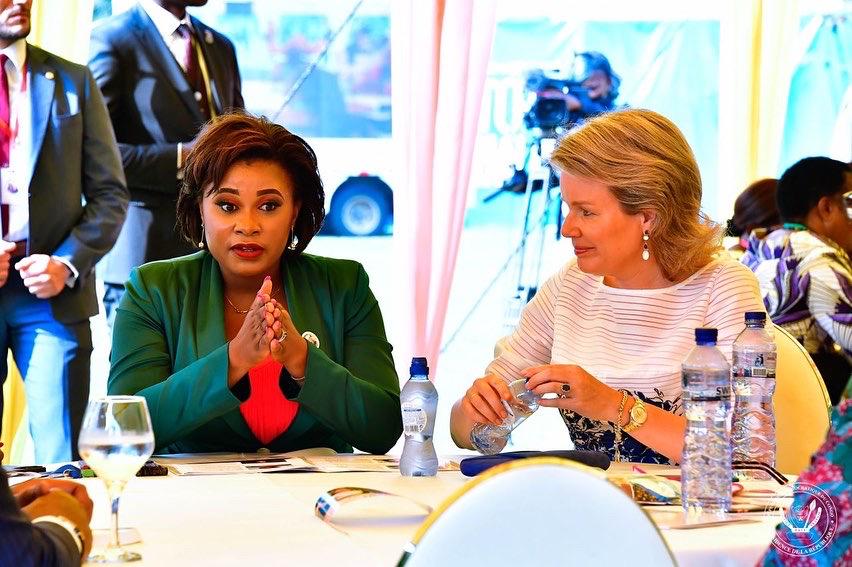 RDC-Politique:En marge de la table ronde des femmes de la société civile congolaise dont le couple royal Belge a participé,Tracy Ntumba spécialiste en éducation explique