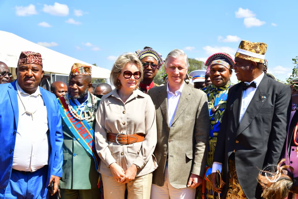 RDC-Diplomatie:Le couple royal découvre le village Katanga