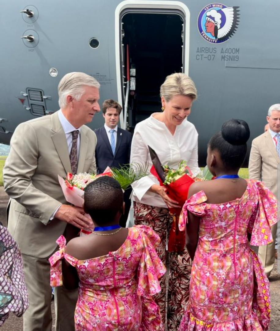 RDC-Diplomatie :Le couple royal belge est arrivé à Bukavu ce dimanche