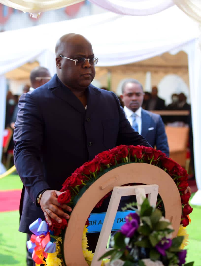 RDC-Necrologie: Félix Tshisekedi rend un dernier hommage à Paul Bondo Nsama