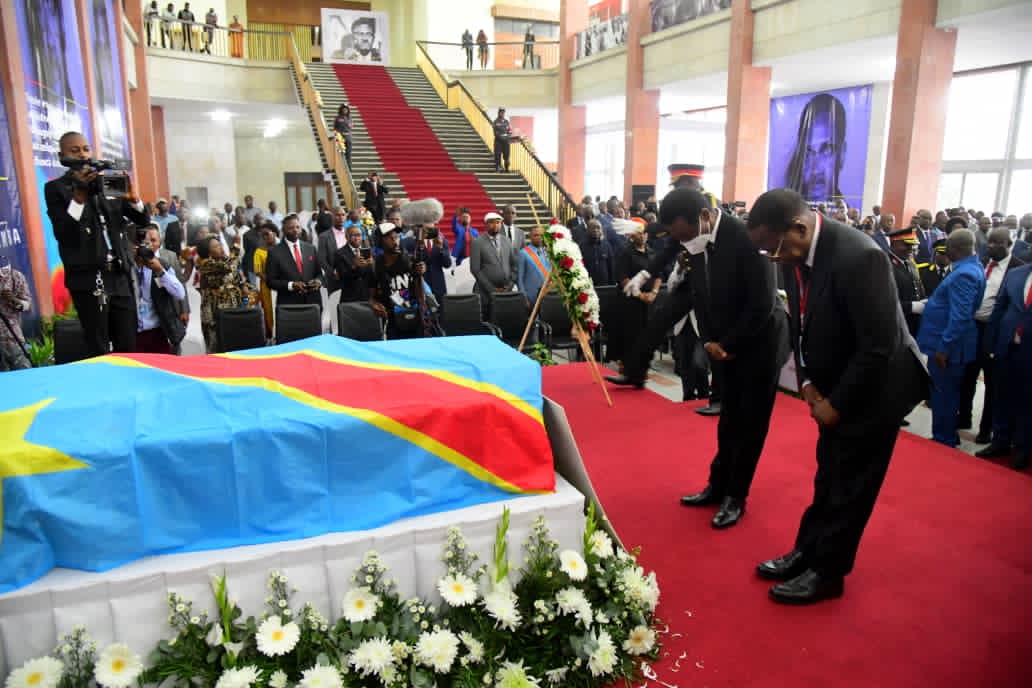 RDC-Nécrologie:Les hommages des  parlementaires et de la population à  Lumumba au  Palais du peuple