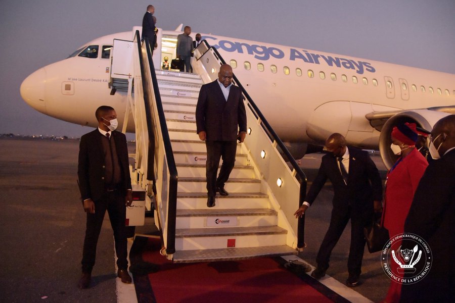 RDC-Diplomatie:Félix Tshisekedi séjourne en Angola pour un tête-à-tête avec Paul Kagame sur la situation sécuritaire à l’Est du pays