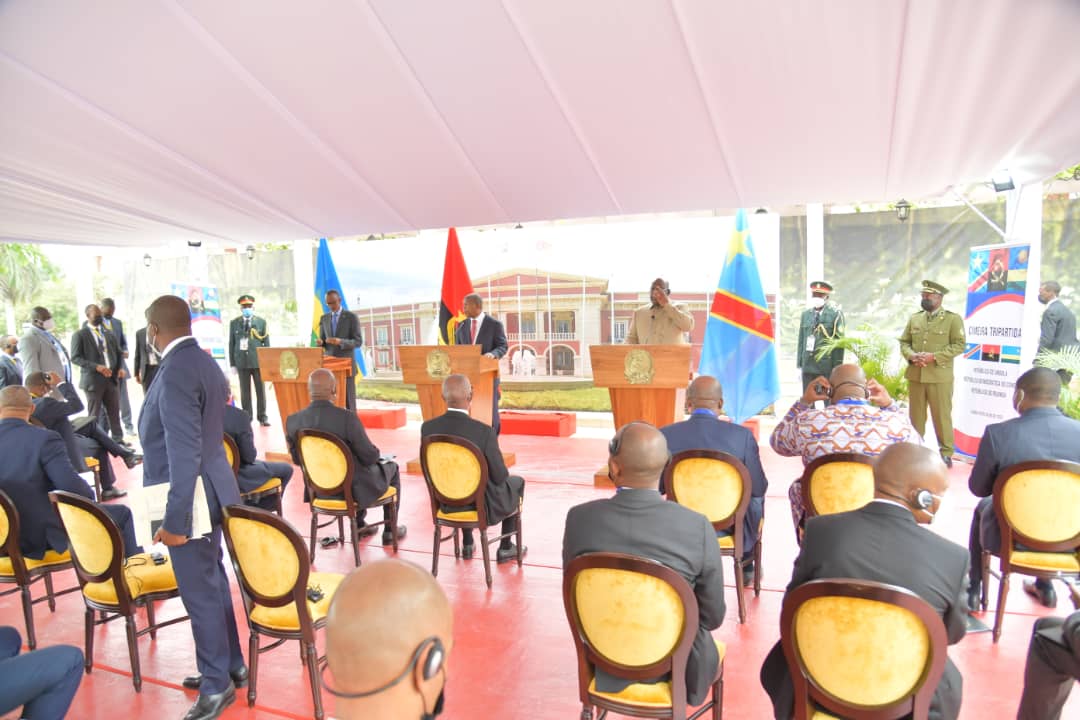 RDC-Diplomatie:Normalisation des relations diplomatiques entre Kinshasa et Kigali au centre de la clôture de la tripartite de Luanda