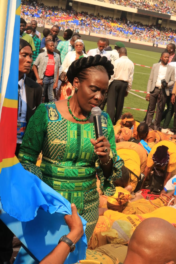 RDC-Société:Pari gagné pour Princesse Adèle Kayinda au Stade des Martyrs, les églises toutes aux azimuts pour la victoire du pays