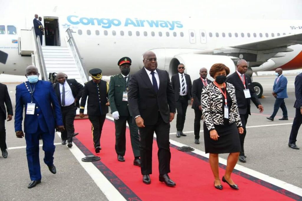 RDC-Necrologie:Félix Tshisekedi rend un  dernier hommage à Eduardo Dos Santos  à Luanda ce dimanche