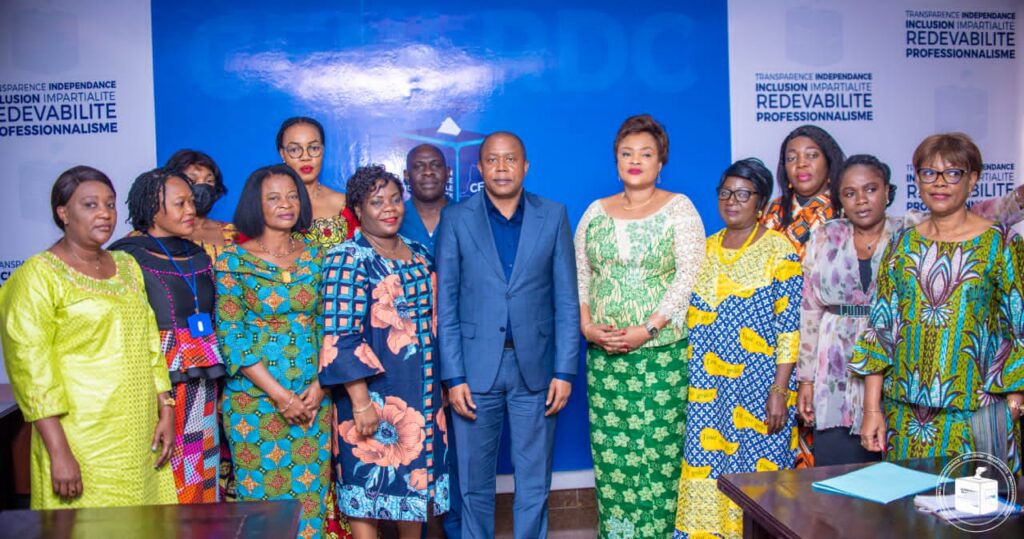 RDC-CENI:Une délégation de CAFCO a présenté au Président de la Ceni un nouvel outil dénommé « Analyse comparative des sexes et plus »