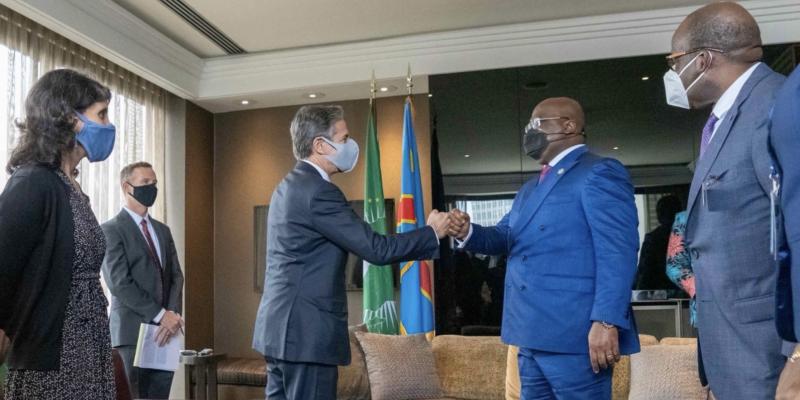 RDC-Diplomatie: Félix Tshisekedi reçoit Anthony Blinken  ce mardi à Kinshasa