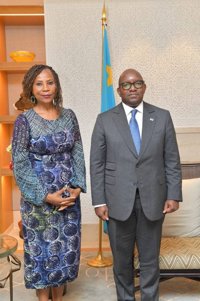 RDC-Diplomatie:Sama Lukonde et Ahunna Eziakonwa pou une nécessité d’aligner la RDC parmi les pays bénéficiaires de financement en faveur des PME dirigées par les femmes et les jeunes
