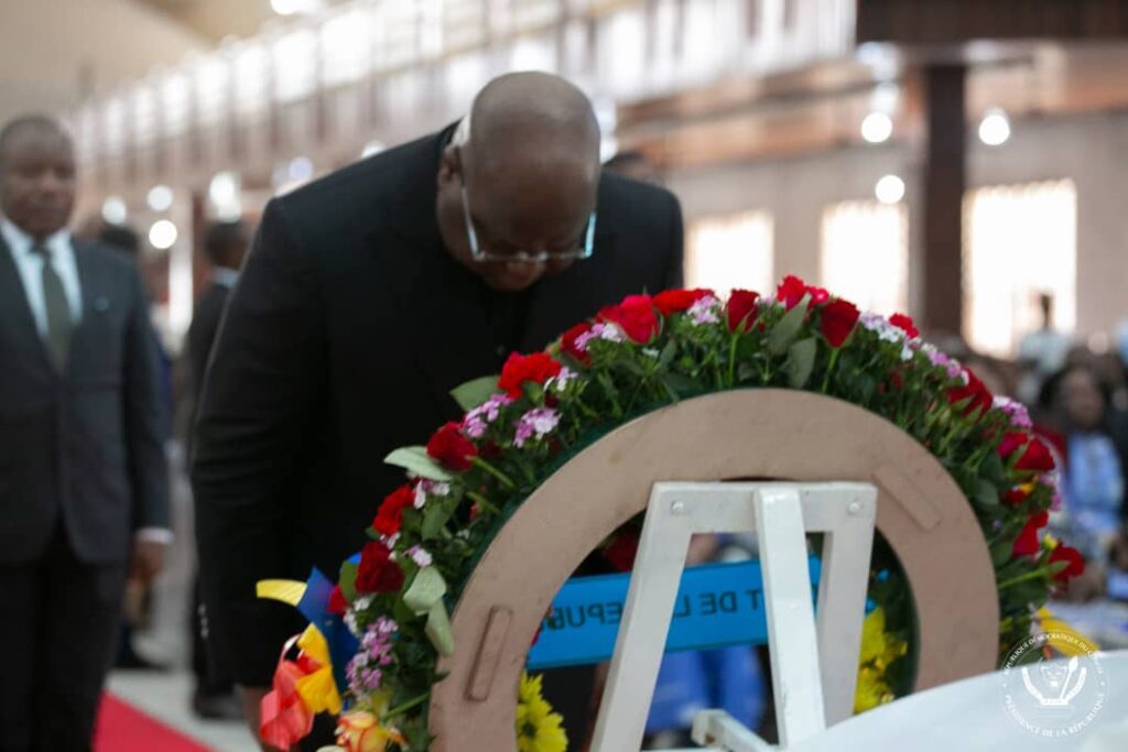 RDC-Necrologie:Félix Tshisekedi rend les derniers hommages à  Kasongo Mwema