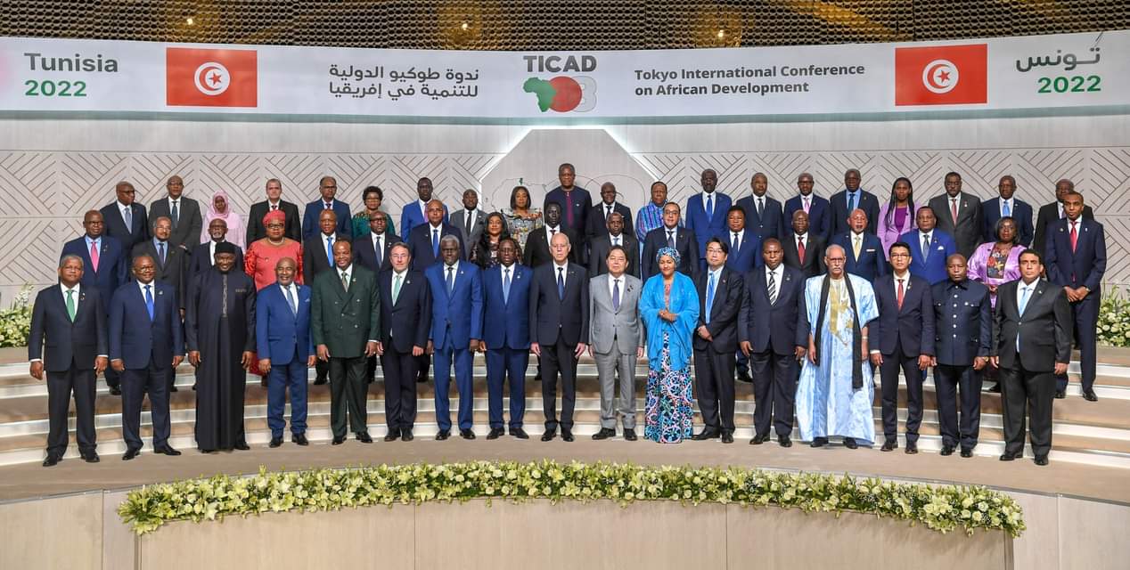RDC-Diplomatie:Ouverture officielle des travaux de la TICAD 8 à Tunis :Sama Lukonde et les autres chefs des Gouvernements africains veulent construire ensemble une nouvelle époque de partenariat avec le Japon