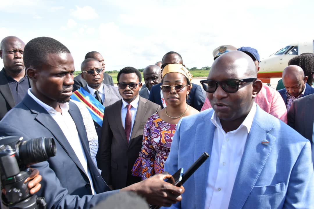 RDC-Politique: Sama Lukonde est arrivé à Kisangani pour lancer les travaux préparatoires de la Cop 27