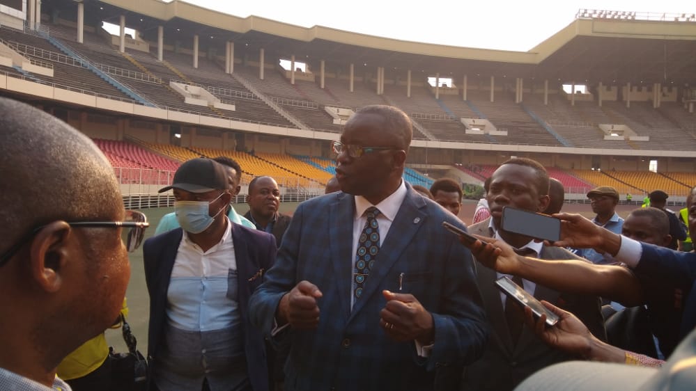RDC-Sports: Isidore kwandja a inspecté les infrastructures qui accueillera les 9ème jeux de la francophonie à Kinshasa