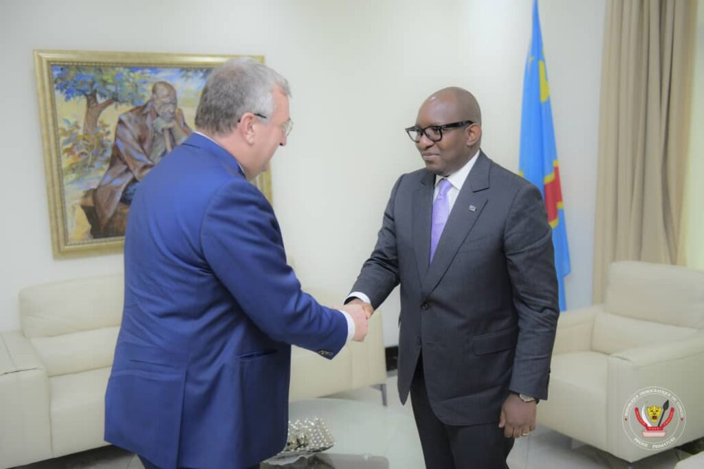 RDC:Renforcement de la Coopération socio-culturelle entre la RDC et la Belgique au centre d’échange entre Sama Lukonde et Pierre-Yves Jeholet