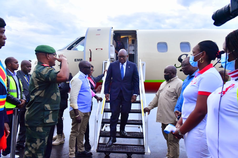 RDC-Securite:Évaluation de l’état de siège  le Premier Ministre est arrivé à Goma au Nord-Kivu 