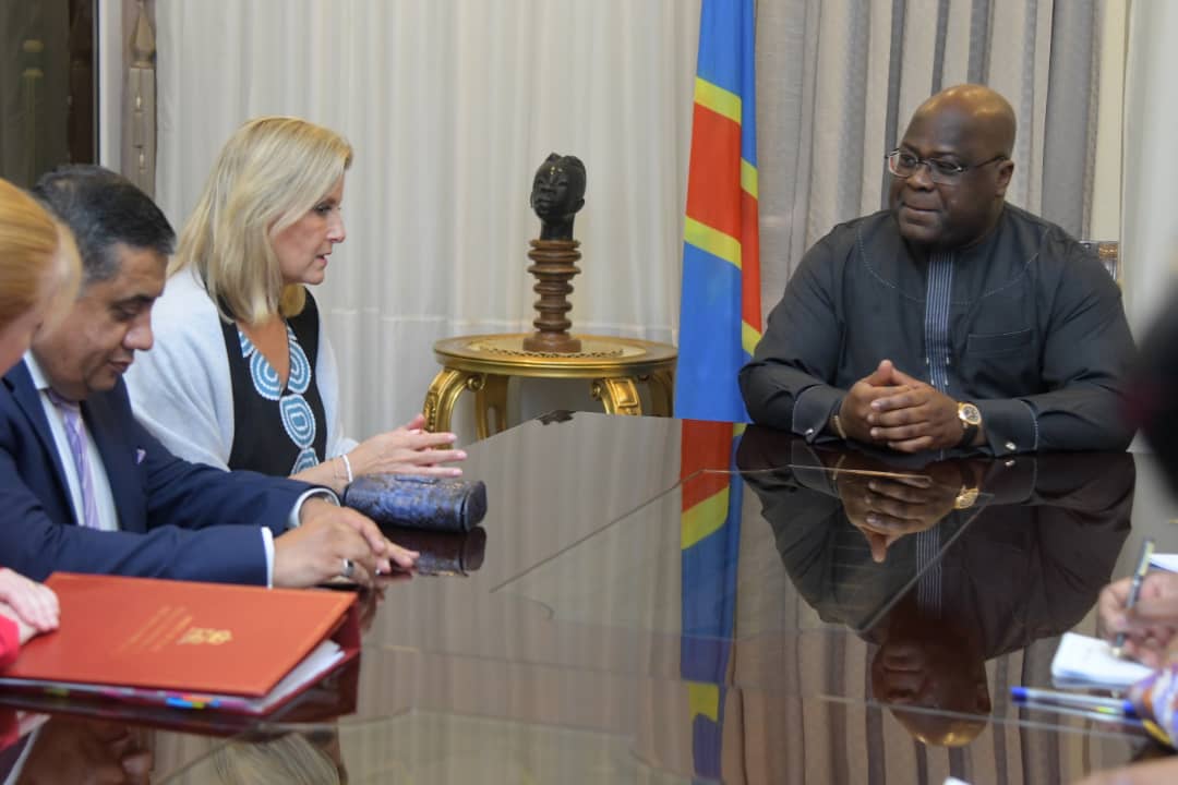 RDC-Diplomatie:Félix Tshisekedi a reçu la comtesse de wessex
