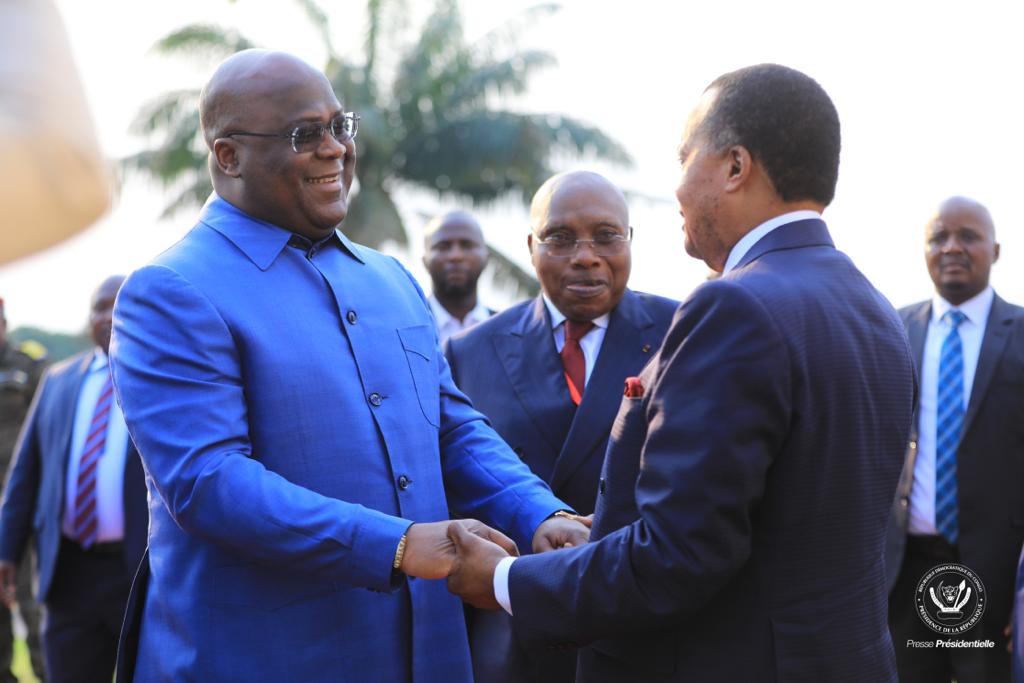 RDC-Diplomatie:Fin de la visite de travail de Denis Sassou-N’Guesso à Kinshasa
