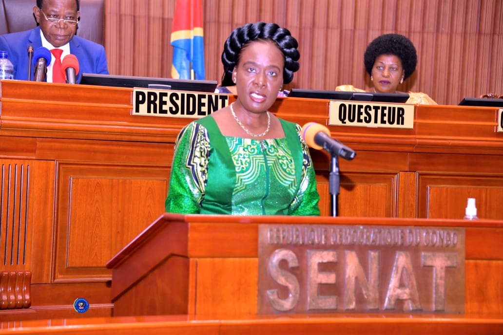 RDC-Parlement:Princesse Adèle Kayinda face aux sénateurs pour la relance de la MIBA