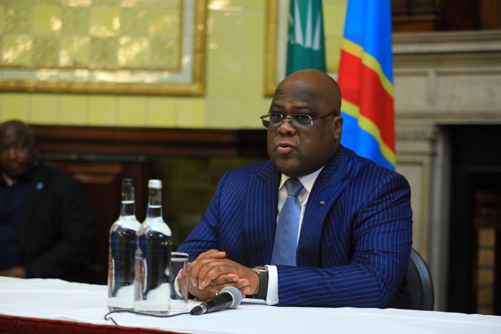 RDC-Diplomatie:Félix Tshisekedi s’est entretenu avec les Congolais de Londres