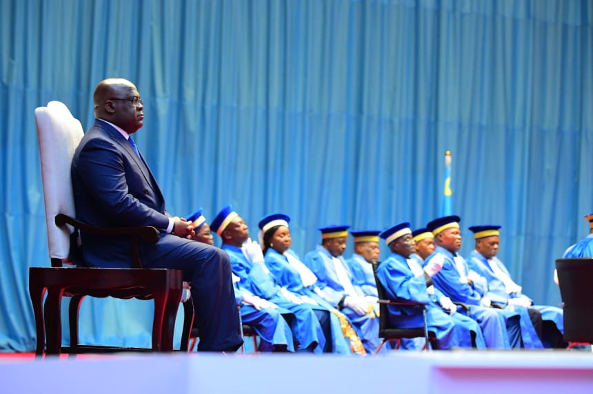 RDC-Justice:FélixTshisekedi a assisté à la rentrée  Judiciaire de la cour constitutionnelle  pour l’exercice  2022-2023
