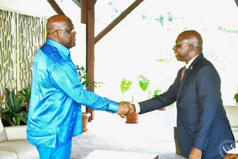 RDC-Diplomatie:Félix Tshisekedi échange avec un émissaire du président angolais