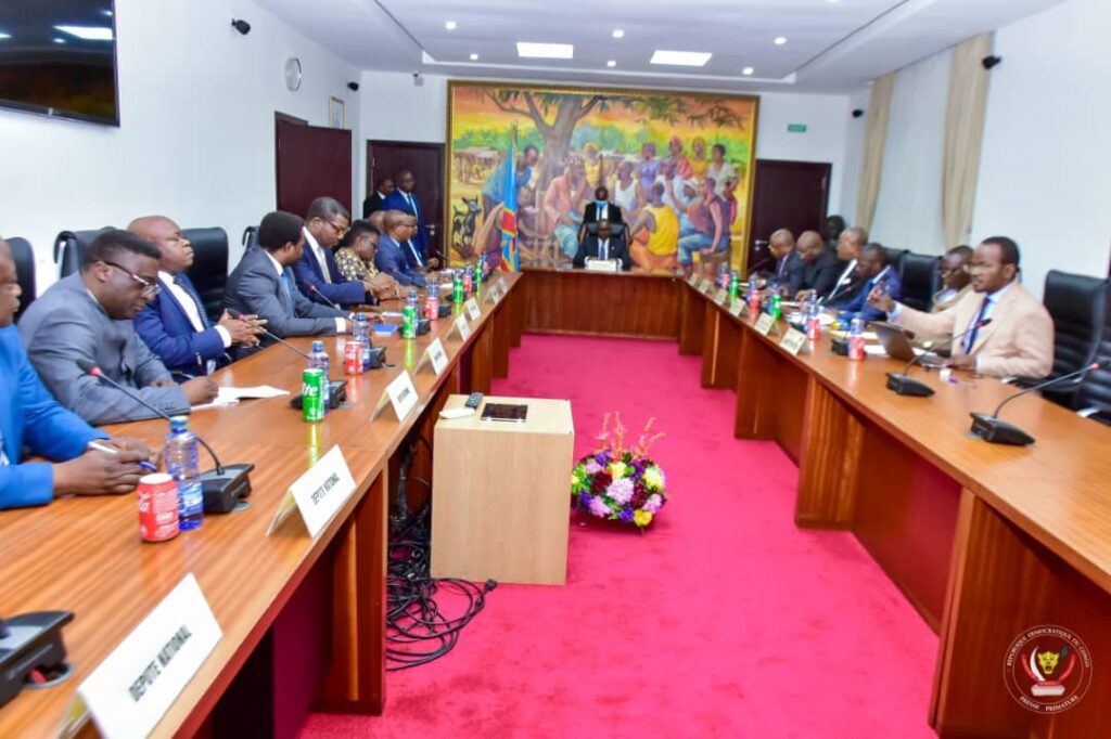 RDC-Securite:Le Premier Ministre a reçu le caucus des députés nationaux et Sénateurs de la province du  Maniema