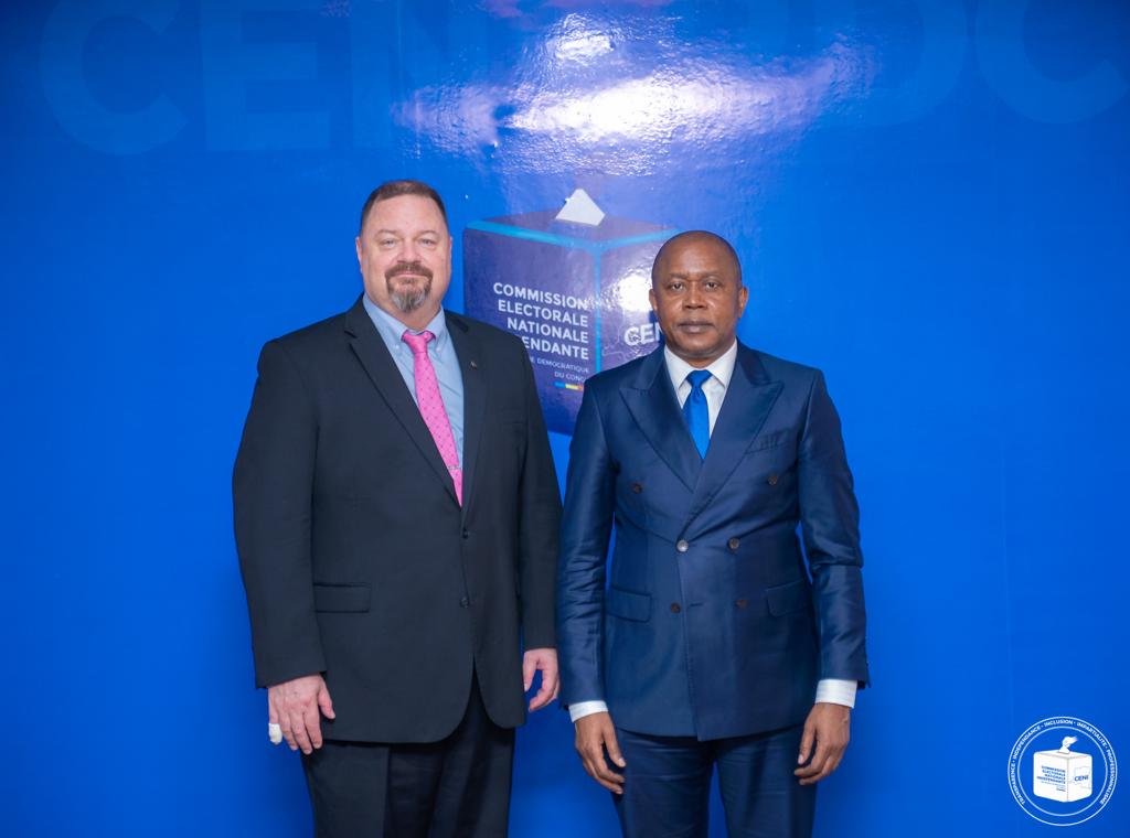RDC-CENI:DUNLOP, Directeur pays de l’USAID loue les progrès réalisés par la CENI dans l’évolution du processus électoral en cours