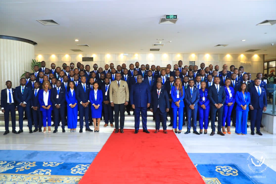 RDC-ESU:Félix Tshisekedi honore à la fois les finalistes de la 7è et les débutants de la 8è promotion de l’ENA