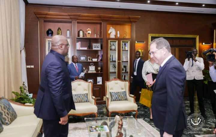 RDC-Diplomatie:Félix Tshisekedi a échangé avec Sentebov ambassadeur de la fédération de la Russie