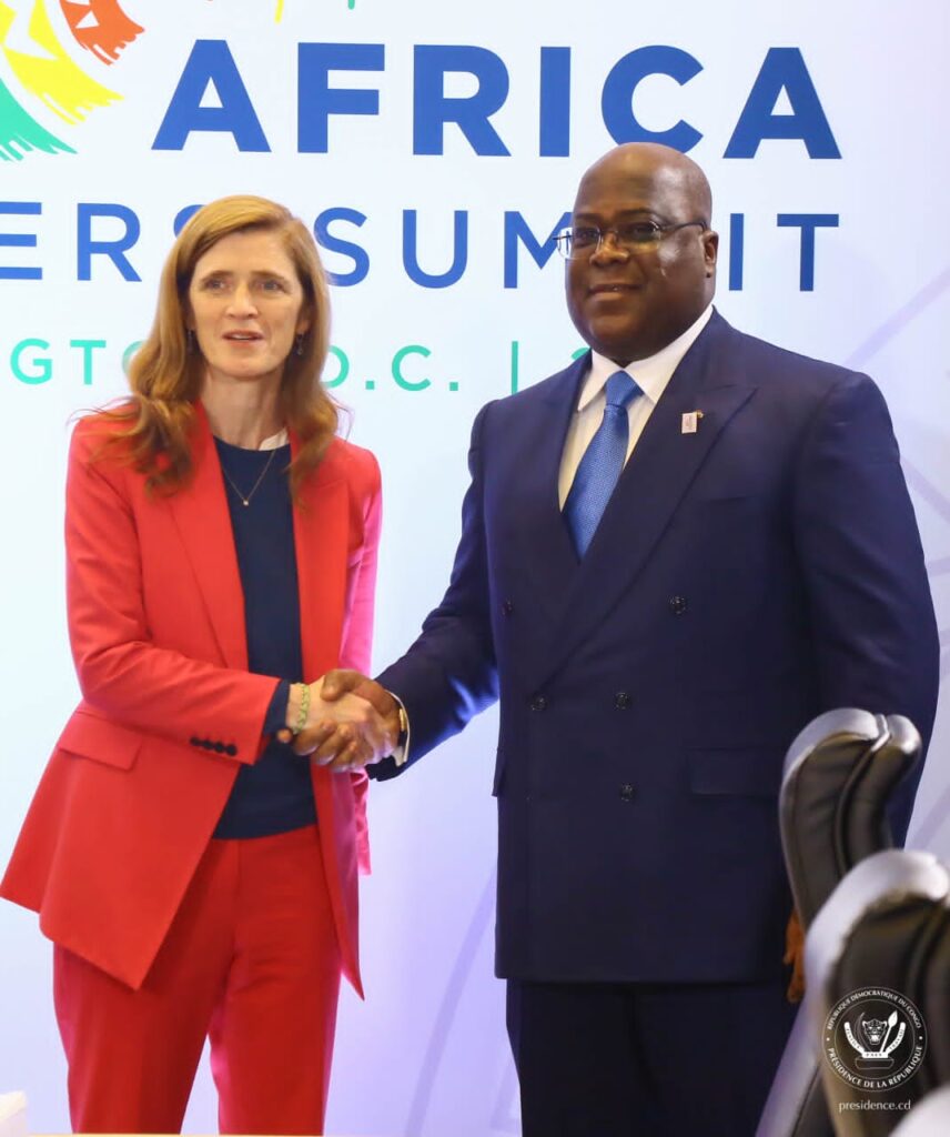 RDC-Diplomatie:Face à face Félix Tshisekedi et Samantha Power au tour du développement de la RDC