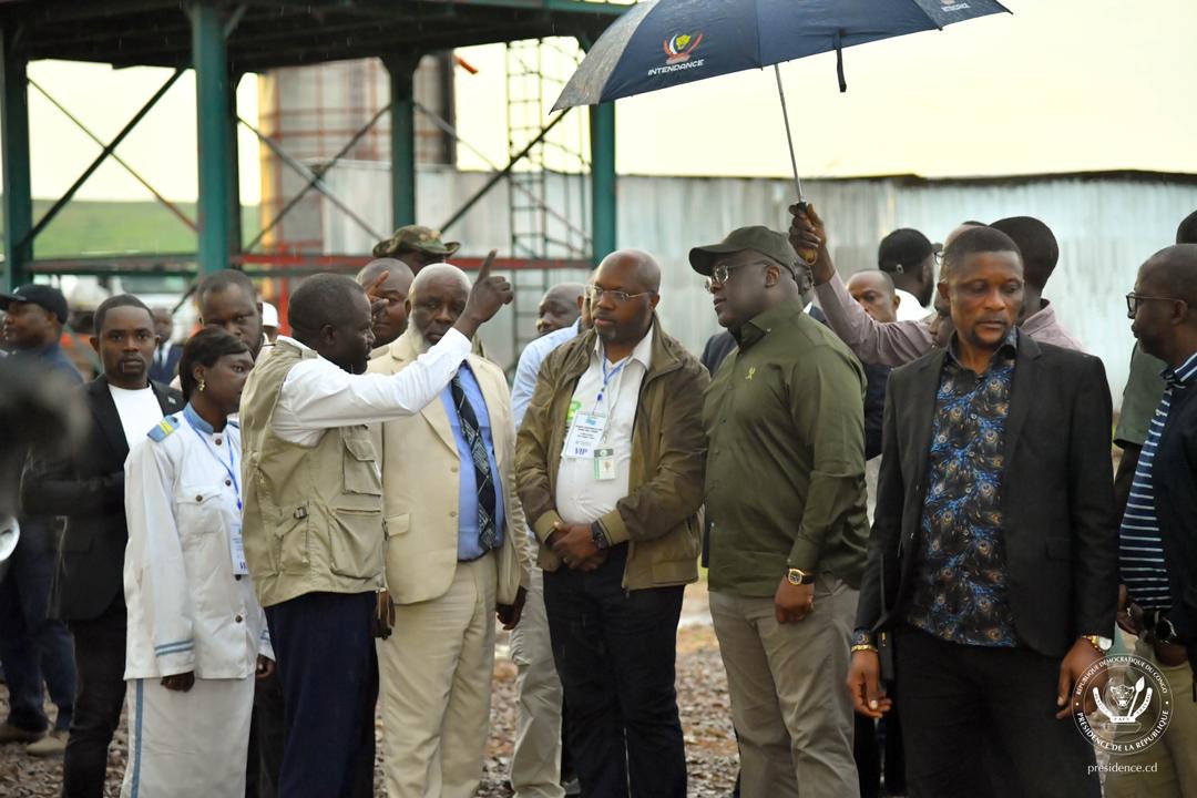 RDC-Politique:FelixTshisekedi a visité la  base agricole de Nkuadi