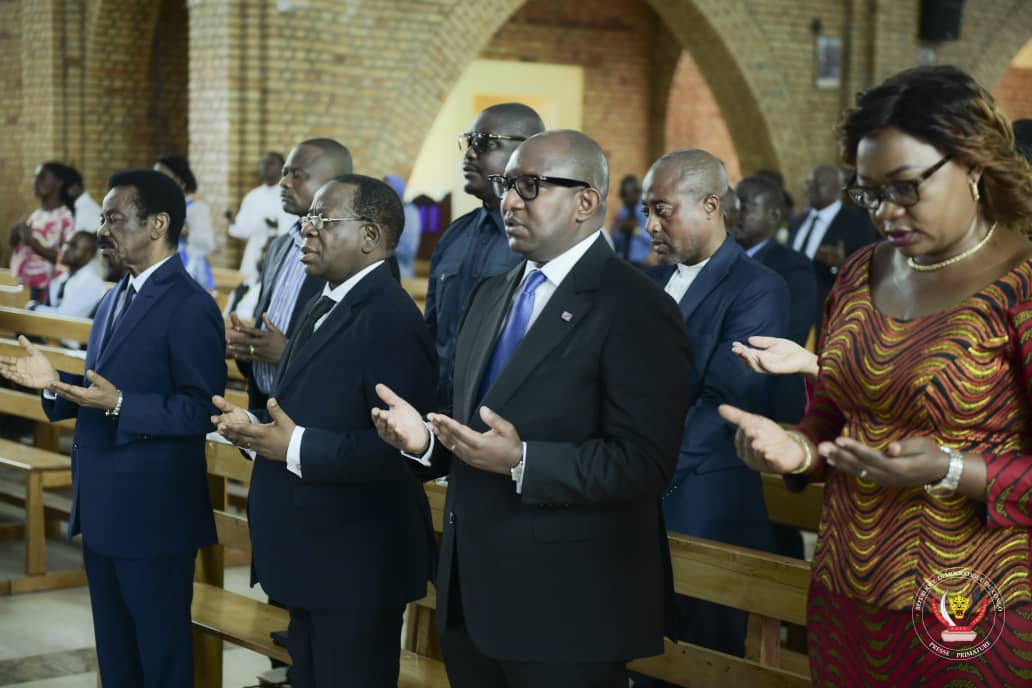 RDC – Religion : Sama Lukonde present à la messe d’action de grâce en mémoire du pape Benoît XVI
