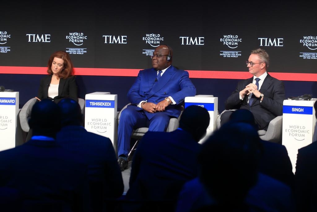 RDC-Diplomatie:Félix Tshisekedi a pris part au forum  économique mondial de Davos, en Suisse ce mardi