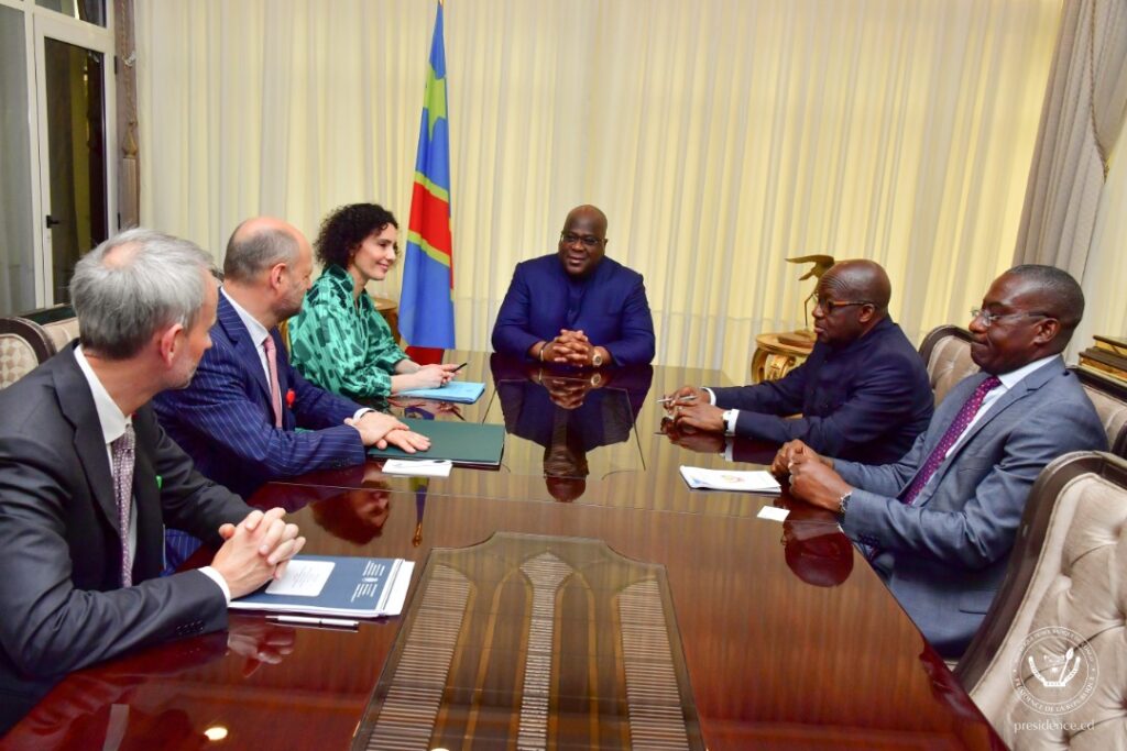 RDC-Diplomatie:Coopération bilatérale, les relations diplomatiques et sécuritaire au centre d’échange entre Félix Tshisekedi et Haddad Lahbib