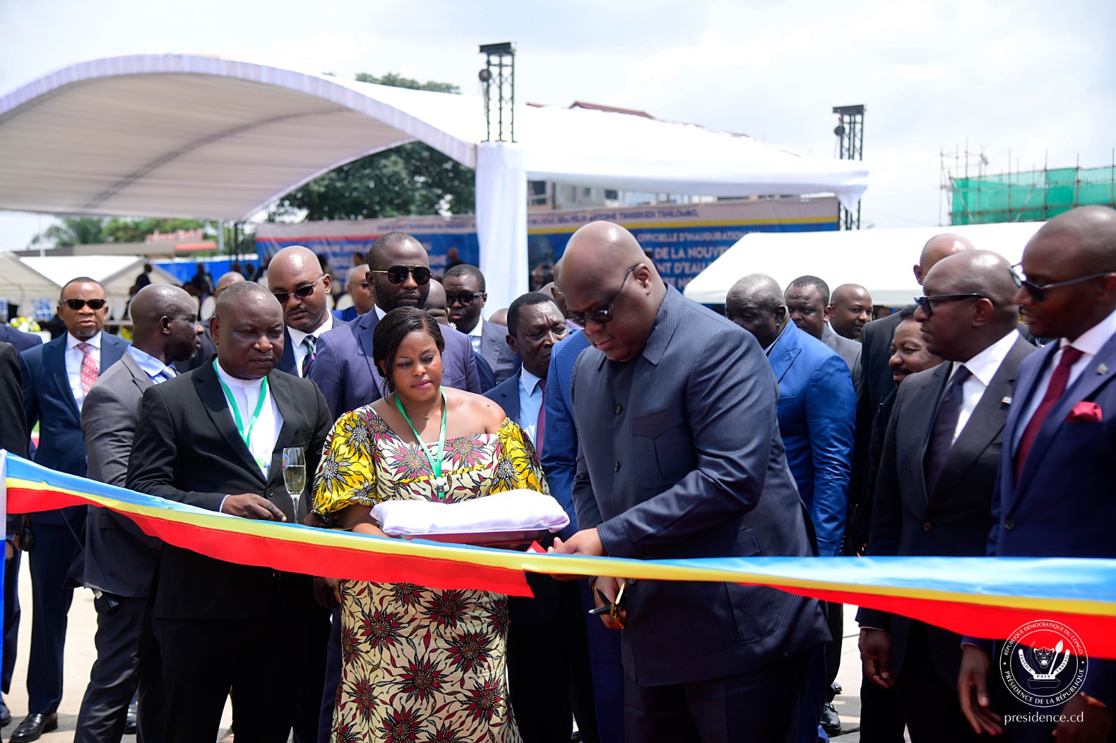 RDC-Société:Le President de la république a inauguré  un nouveau complexe industriel de traitement d’eau potable