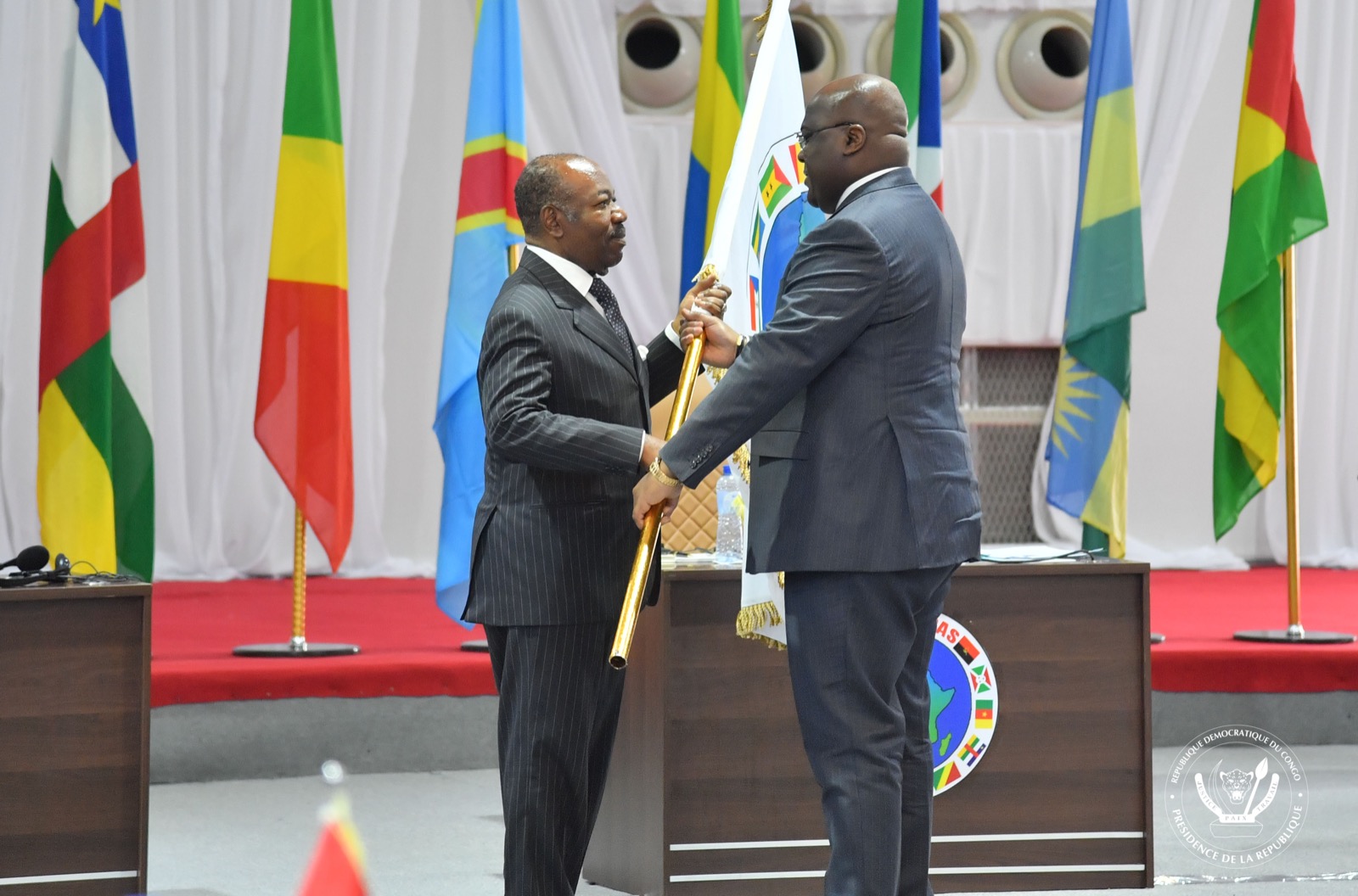 RDC-Diplomatie:xxii ème sommet des chefs d’Etats et de gouvernement de la CEEAC Félix Tshisekedi passe le témoin à Ali Bongo Ondimba