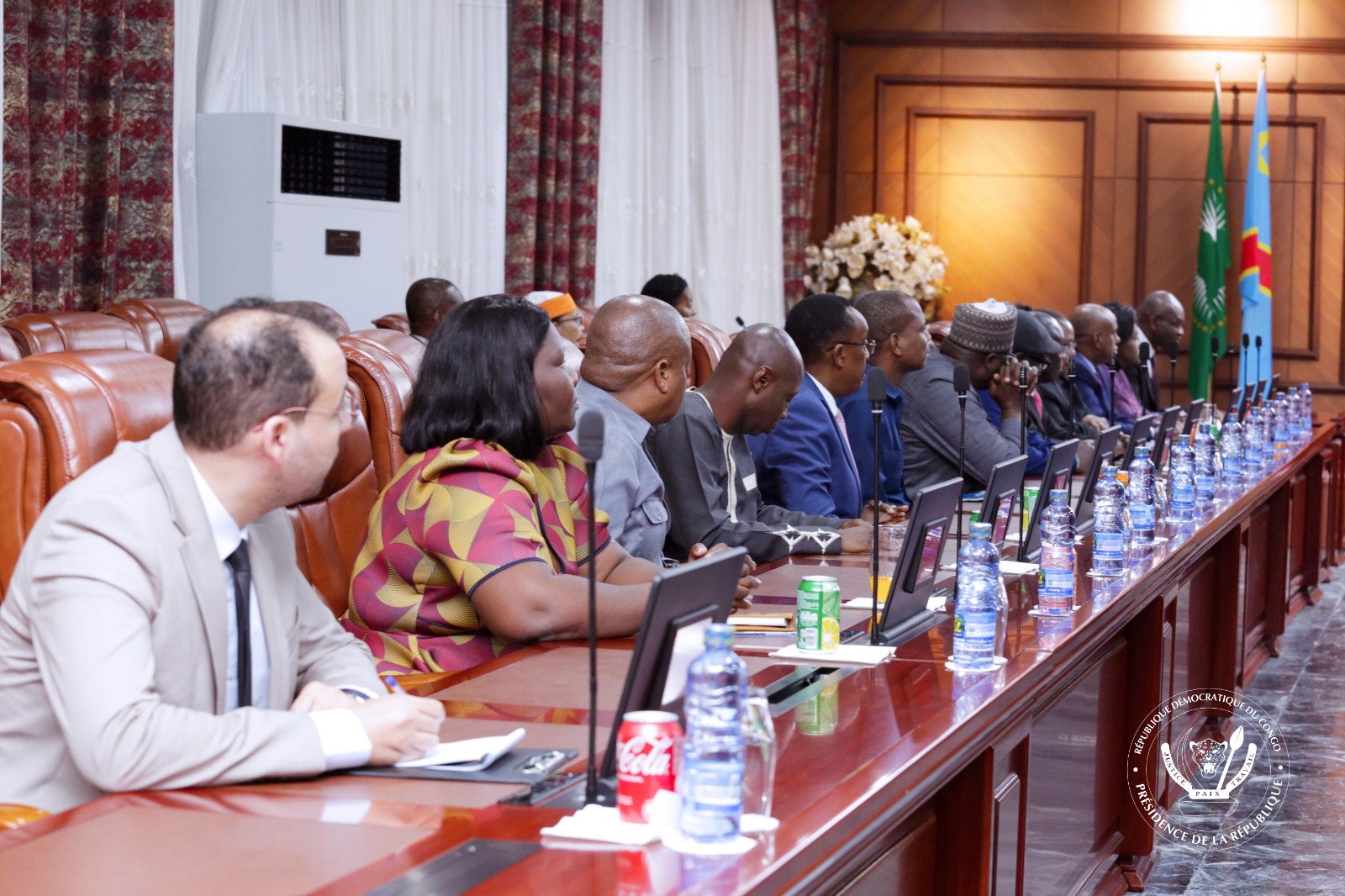 RDC – Sécurité : Situation dans l’est au menu d’échange entre Félix Tshisekedi et la délégation du conseil de paix et de sécurité de l’Union Africaine