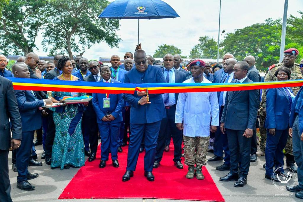 RDC-Sante:Félix Tshisekedi a inauguré ce week-end l’hôpital militaire Tshatshi opérationnel
