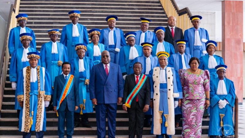 RDC-Justice: Felix Tshisekedi a pris acte des prestations de serment des nouveaux magistrats de la cour constitutionnellle
