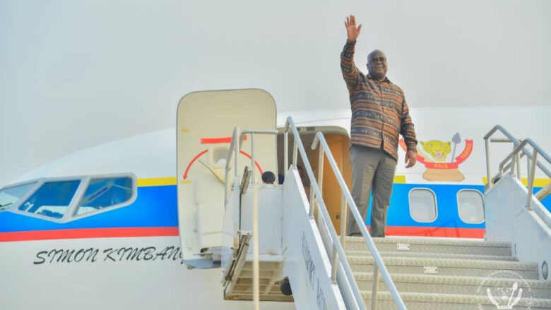 RDC-Politique: Félix Tshisekedi est arrivé ce soir à Mbuji-Mayi au Kasaï-Oriental