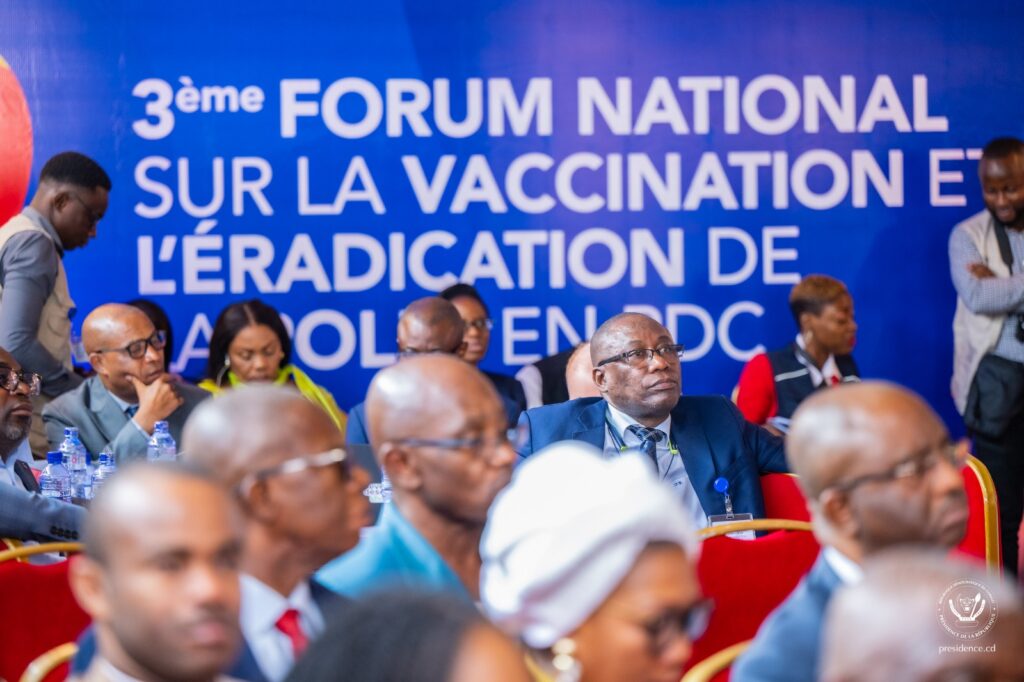 RDC-Santé:Lancement du 3è forum national sur la vaccination et l’éradication de la poliomyélite en RDC