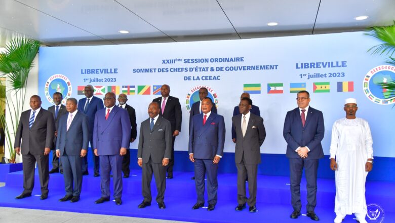 RDC-Diplomatie:Félix Tshisekedi participe au xxiiiè sommet des chefs d’Etat de la CEEAC à Libreville