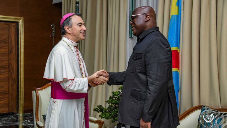 RDC-Religion:Balestrero fait ses Adieu à Félix Tshisekedi