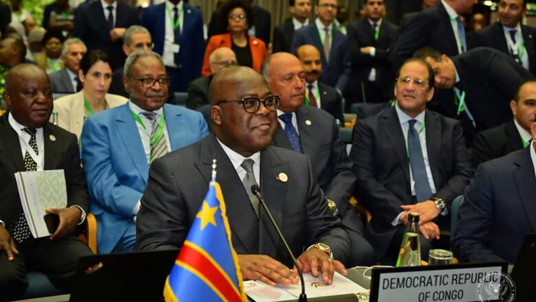 RDC-Diplomatie:Félix Tshisekedi défend la RDC et la SADC à la 5ème réunion de la coordination de l’UA